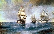 Ivan Aivazovsky, Two Turkish Ships